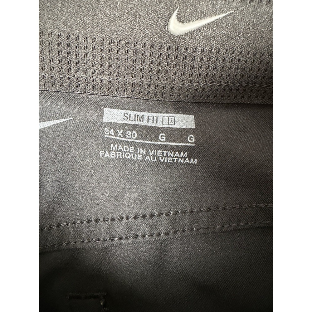 Nike Tour Repel 5-Pocket Slim Golf Pants Mens 34x30 Dri-FIT Black FD5615-010 ** - Picture 5 of 11